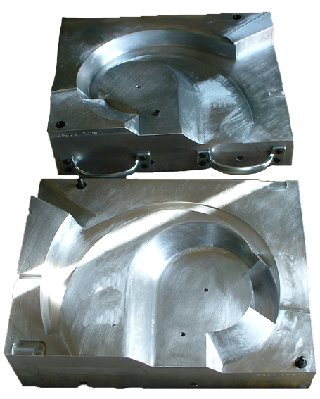 Lost wax injection tooling in machined metal